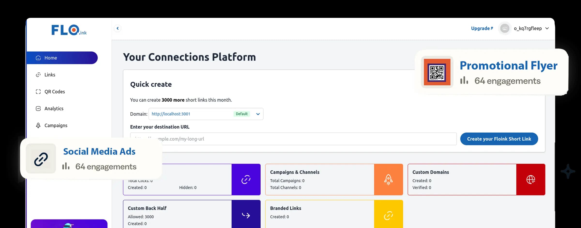 FLO.ink dashboard preview